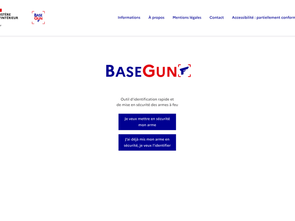 Basegun — Application d'identification d'armes par IA pour les forces de l'ordre - 1