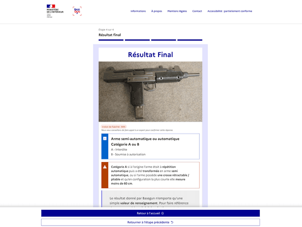 Basegun — Application d'identification d'armes par IA pour les forces de l'ordre - 4