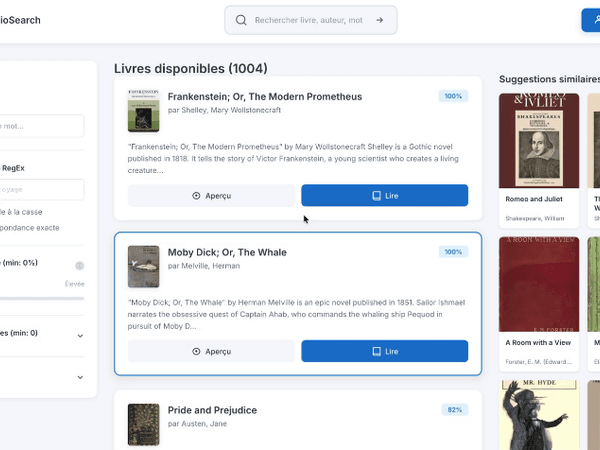MTR — Moteur de recherche de livres full-stack - 2